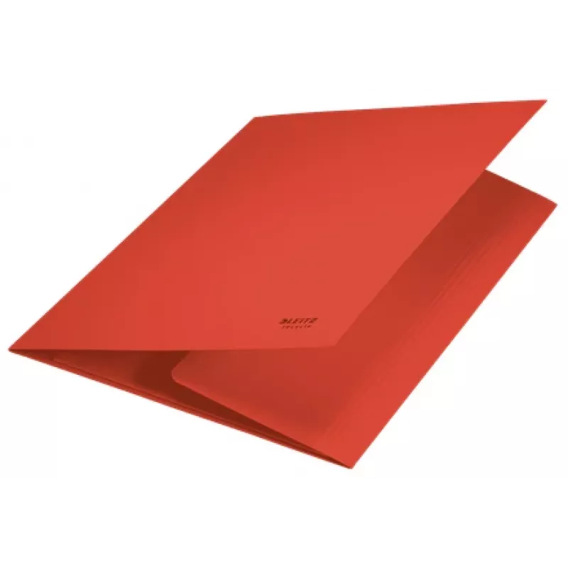 Leitz Recycle Card 3-Flap Folder, kaustikust kaust, A4, kartong, punane, 250 lehte, 80 g/m²