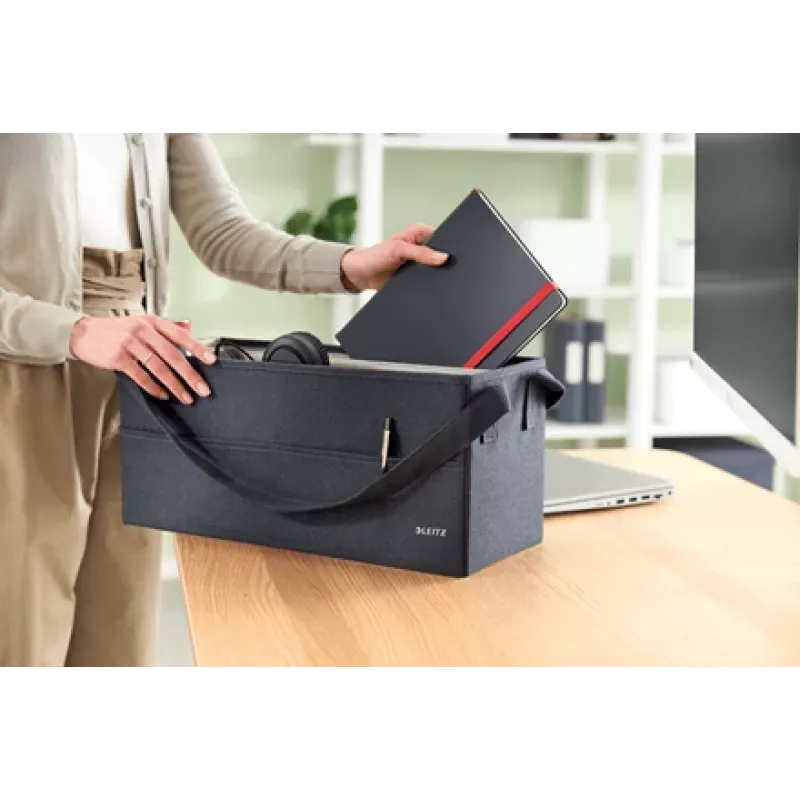 Leitz Fabric Hot Desking Work Bag, riie, ühevärviline, riie, tõmblukk, unisex, 465 mm
