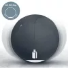Leitz Ergo aktiivne istumispall pidurdusfunktsiooniga 65 cm, hall, täissuuruses, 150 kg, TÜV, 65 cm, 2,87 kg