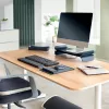 Leitz Ergo reguleeritav klaviatuuri randmetugi, tumedam hall, 71 mm, 437 mm, 22 mm, 1 tk