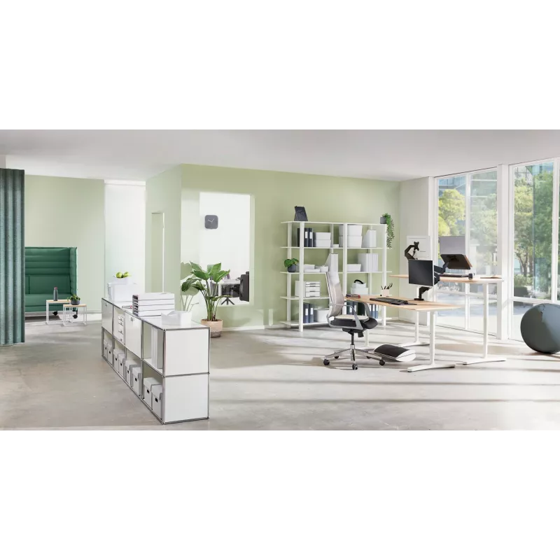 Leitz Ergo reguleeritav klaviatuuri randmetugi, tumedam hall, 71 mm, 437 mm, 22 mm, 1 tk