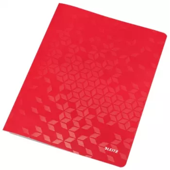 Leitz lame File Card/Board WOW A4, tavaline mapp, A4, kartong, punane, horisontaalne/vertikaalne, 60 lehte