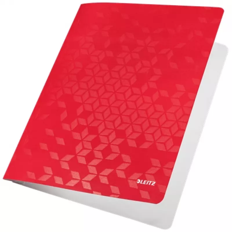 Leitz lame File Card/Board WOW A4, tavaline mapp, A4, kartong, punane, horisontaalne/vertikaalne, 60 lehte