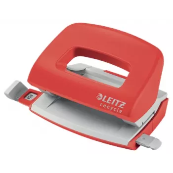 Leitz NeXXt Recycle miniaugustaja, 10 lehte, punane, plastik, 8 cm, 5,5 mm, A4, A5, A6, Foolio, US-Quart, 8 x 8 x 8 cm