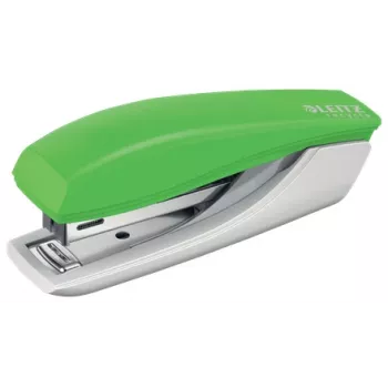 Leitz NeXXt Recycle mini klammerdaja, 10 lehte, roheline, standardne klambrisulgur, plastik, 80 g/m², 3,5 cm