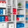 Leitz Box Click & Store WOW Cube Large hoiukast, hoiukast, punane, ristkülikukujuline, papp, ühevärviline, siseruumidesse