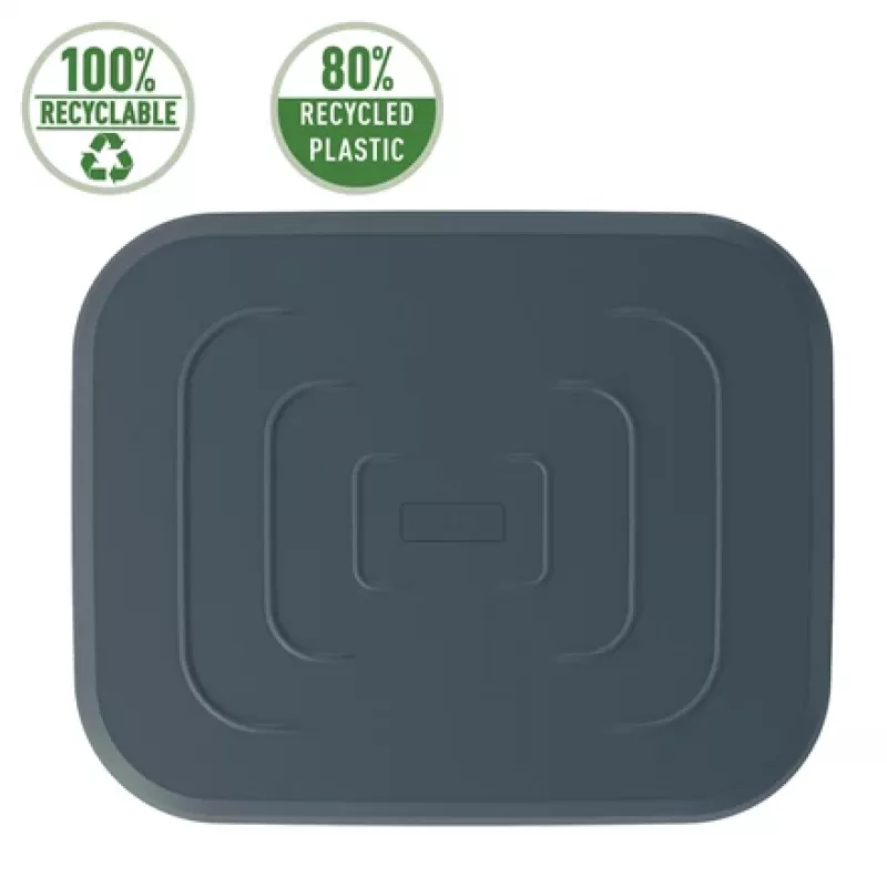 Leitz Ergo reguleeritav lauajalatsi, 80% taaskasutatud plastikust, hall, taaskasutatud plastik, 34 cm, 42 cm, 340 mm, 420 mm