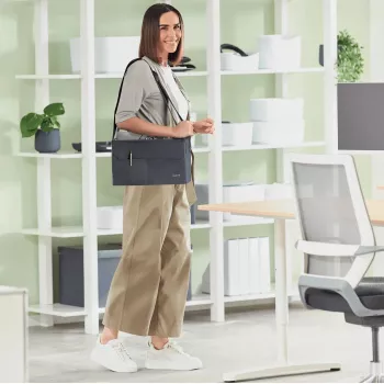 Leitz Fabric Compact Hot Desking Work Bag, kangas, ühevärviline, unisex, 355 mm, 200 mm, 210 mm