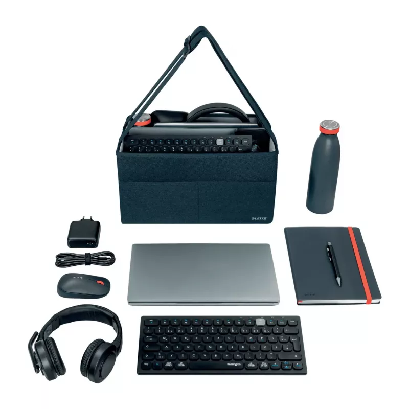 Leitz Fabric Compact Hot Desking Work Bag, kangas, ühevärviline, unisex, 355 mm, 200 mm, 210 mm