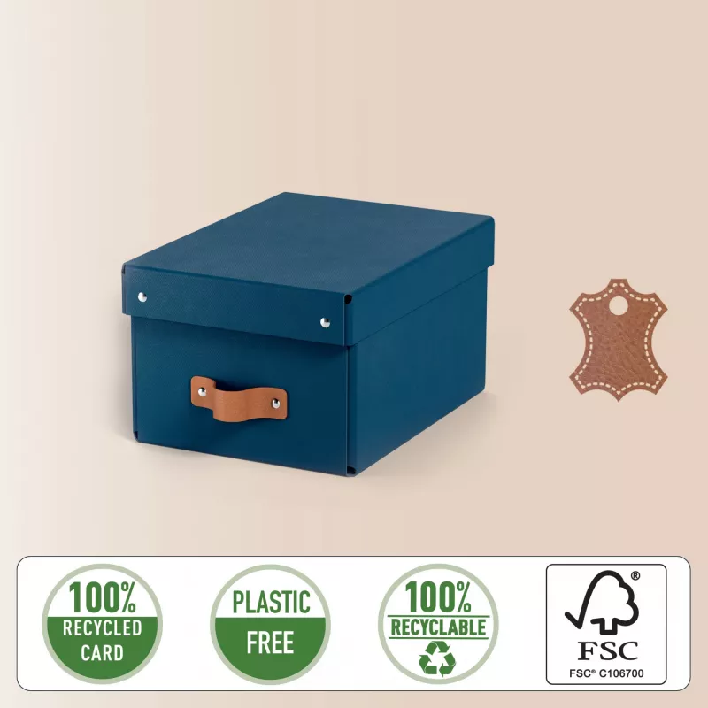 Leitz Puro hoiukast kaanega, väike, 7L, 100% taaskasutatud papp, pakk 2 tk