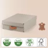 Leitz Puro hoiukast kaanega, keskmine madal, 8L, 100% taaskasutatud papp, 2 tk pakendis