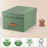 Leitz Puro hoiukast kaanega, keskmine, 17L, 100% taaskasutatud papp, pakis 2 tk