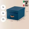 Leitz Puro kaanega hoiukarp, keskmine, 17L, 100% taaskasutatud kartong, 2 tk pakend