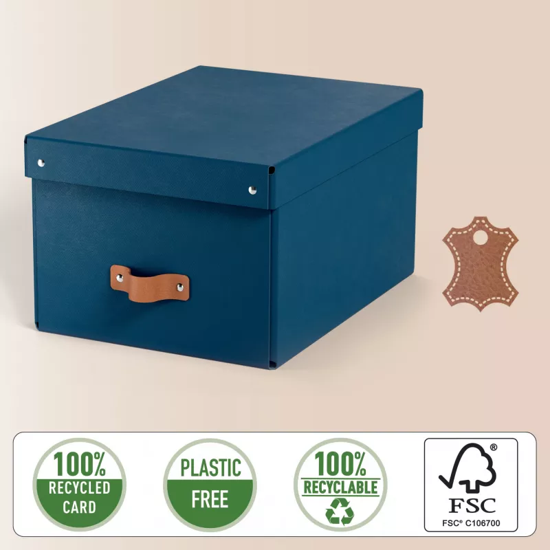 Leitz Puro kaanega hoiukarp, keskmine, 17L, 100% taaskasutatud kartong, 2 tk pakend