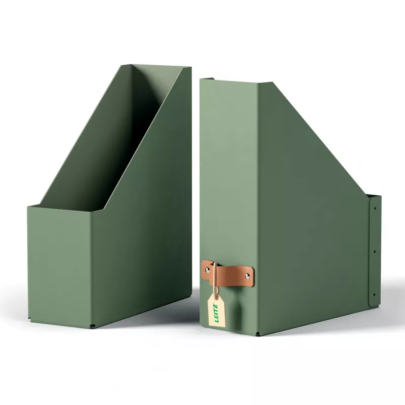 Leitz Puro ajakirjatugi, 100% taaskasutatud kartong, 2 tk pakend, roheline, Kartong, 100 mm, 260 mm, 310 mm, 310 g