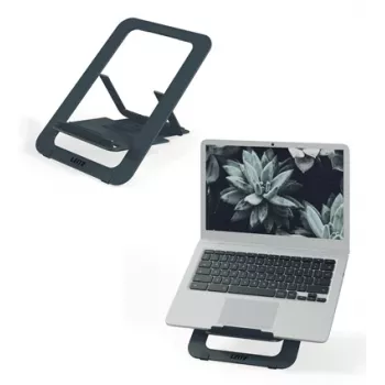 Leitz Ergo Aluminium üliõhuke reguleeritav sülearvutialus, sülearvuti- ja tahvelarvutihoidik, tumehall, alumiinium, 25.4 cm (10 tolli), 43.2 cm (17 tolli), 25.4 cm (10 tolli)