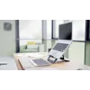 Leitz Ergo Aluminium üliõhuke reguleeritav sülearvutialus, sülearvuti- ja tahvelarvutihoidik, tumehall, alumiinium, 25.4 cm (10 tolli), 43.2 cm (17 tolli), 25.4 cm (10 tolli)