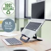 Leitz Ergo Aluminium üliõhuke reguleeritav sülearvutialus, sülearvuti- ja tahvelarvutihoidik, tumehall, alumiinium, 25.4 cm (10 tolli), 43.2 cm (17 tolli), 25.4 cm (10 tolli)