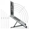 Leitz Ergo Aluminium üliõhuke reguleeritav sülearvutialus, sülearvuti- ja tahvelarvutihoidik, tumehall, alumiinium, 25.4 cm (10 tolli), 43.2 cm (17 tolli), 25.4 cm (10 tolli)