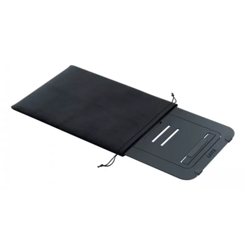 Leitz Ergo Aluminium üliõhuke reguleeritav sülearvutialus, sülearvuti- ja tahvelarvutihoidik, tumehall, alumiinium, 25.4 cm (10 tolli), 43.2 cm (17 tolli), 25.4 cm (10 tolli)