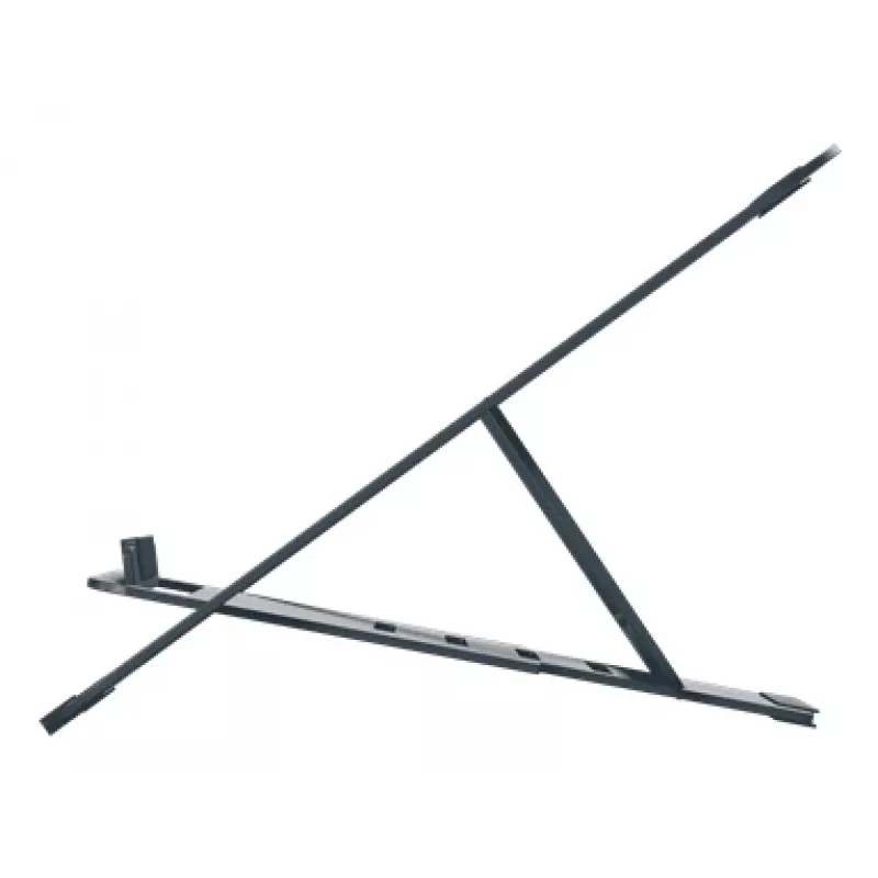 Leitz Ergo Aluminium üliõhuke reguleeritav sülearvutialus, sülearvuti- ja tahvelarvutihoidik, tumehall, alumiinium, 25.4 cm (10 tolli), 43.2 cm (17 tolli), 25.4 cm (10 tolli)