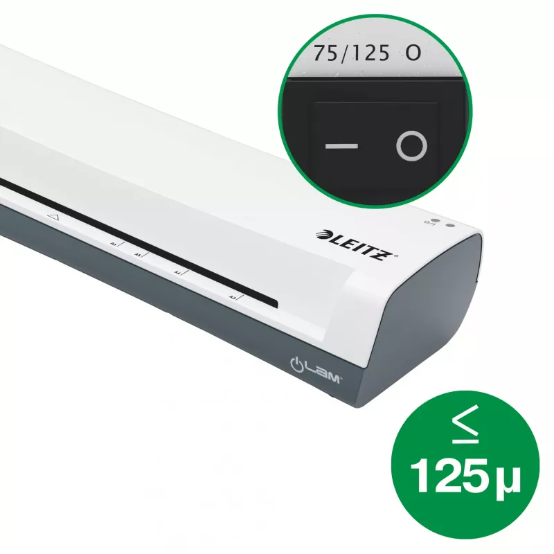 Leitz iLAM Home 4-in-1 A4 Lamineerimiskomplekt, 24 cm, Kuumlaminaator, 300 mm/min, 0,4 mm, A4, 100 µm