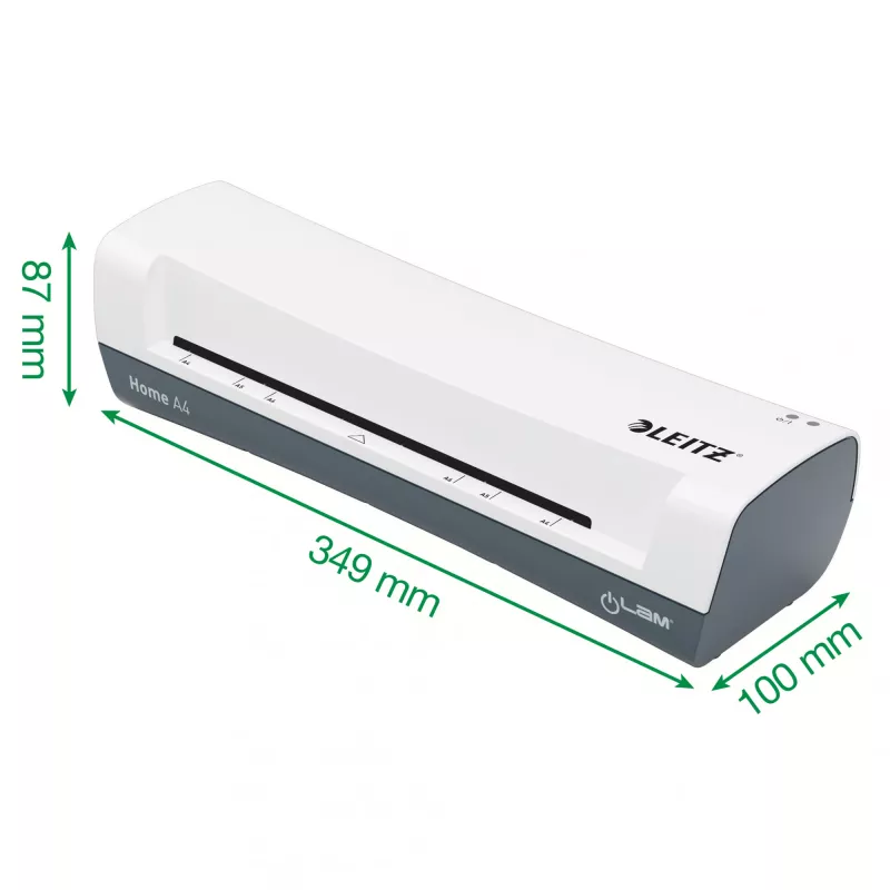 Leitz iLAM Home 4-in-1 A4 Lamineerimiskomplekt, 24 cm, Kuumlaminaator, 300 mm/min, 0,4 mm, A4, 100 µm