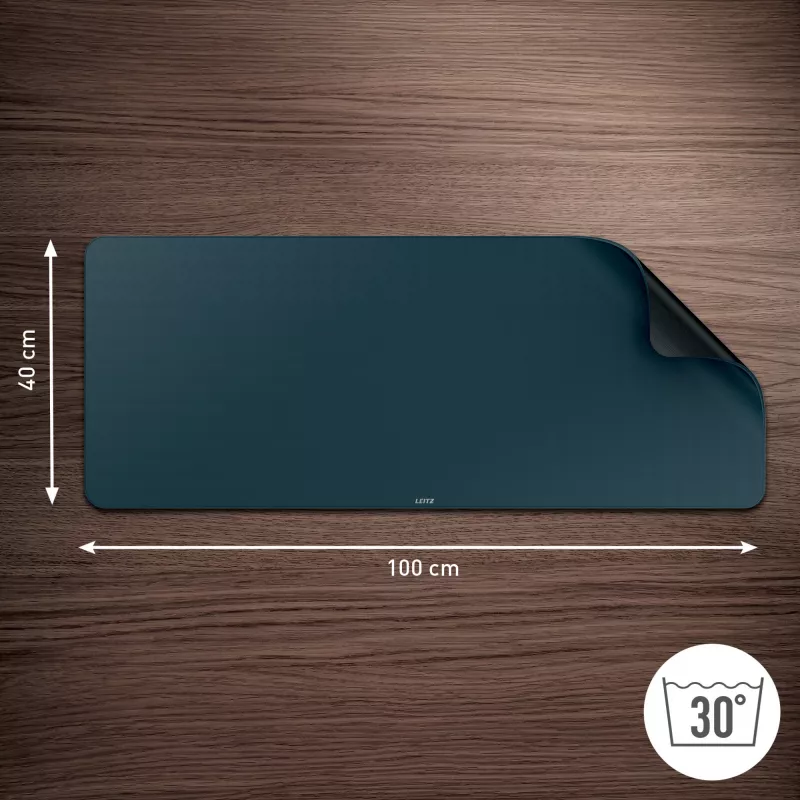 Leitz Extra Large Gaming Mat, tumehall, polüpropüleen (PP), 400 mm, 1000 mm, 3 mm, 800 g