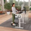 Leitz Ergo Active ergonoomiline väsimusvastane seismismatt, Ristkülikukujuline, Must, Polüuretaan, Mulliline, Hiina, 605 x 681 mm