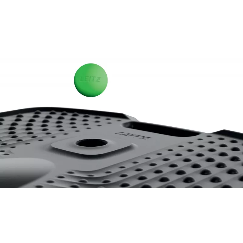 Leitz Ergo Active ergonoomiline väsimusvastane seismismatt, Ristkülikukujuline, Must, Polüuretaan, Mulliline, Hiina, 605 x 681 mm
