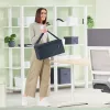 Leitz Fabric Hot Desking Work Bag with Lid, hoiukott, hall, ristkülikukujuline, kangas, ühevärviline, unisex