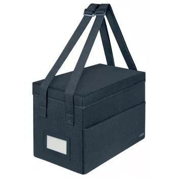 Leitz Fabric Compact Hot Desking Work Bag kaanega, hoiukott, hall, ristkülikukujuline, kangas, ühevärviline, täiskasvanutele