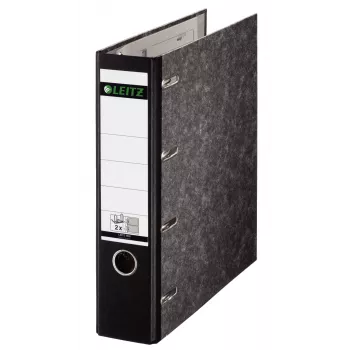 Leitz kahemehhanismiga kangkaust Classic Marbled, 2 x A5, kartong, must, tekstuurpind, 1000 lehte, 80 g/m²