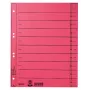 Leitz 16580025 tabeliindeks Numbritabeliindeks Papp Punane