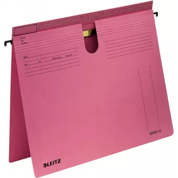 Leitz SERIE 18 riputuskaust, papp, A4, punane