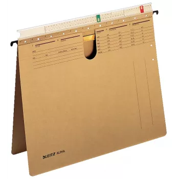 Leitz Alpha riputuskaust papp A4 pruun