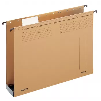 Leitz ALPHA riputusmapp papp, plastik A4 Pruun