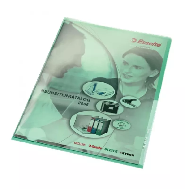 Esselte 41000055 kiletasku PVC roheline A4