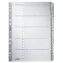 Leitz 43260000 registri sakk Numbritega registri sakk Papp Hall