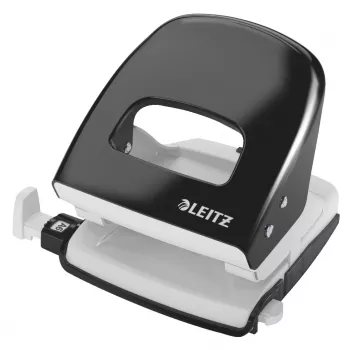 Leitz NeXXt auguraud 5008, 2 auguga, 30 lehte, must, valge, metall, 3 mm, A6, 107 mm