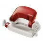 Leitz Hole Punch 5058 NeXXt, 2-auguga 10 lehte, 10 lehte, punane, plastik, 8 cm, 5,5 mm, A4