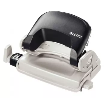 Leitz Hole Punch 5058 NeXXt, 2-auguline 10 lehte, 10 lehte, Must, Plastik, 8 cm, 5,5 mm, 5,5 mm