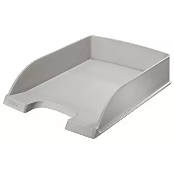 Leitz Plus kirjaalus, standard, polüstüreen, hall, 255 mm, 357 mm, 70 mm, 280 g