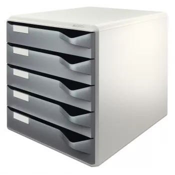 Leitz Post Set, 5 sahtliga, Plastik, Hall, 1 tk, 3,65 kg, 285 x 355 x 290 mm
