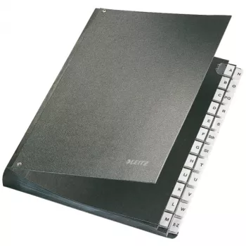 Leitz 58240095 vaheleheraamat Must Papp A4
