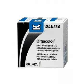 Leitz Orgacolor isekleepuv etikett ümar ristkülik sinine