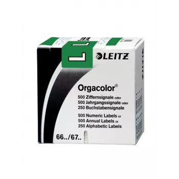 Leitz Orgacolor isekleepuv silt Ümar ristkülik Roheline