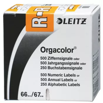 Leitz Orgacolor isekleepuv silt Ümar ristkülik Oranž