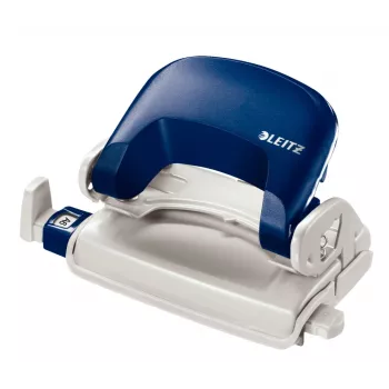 Leitz Hole Punch 5058 NeXXt, 2-auguline 10 lehte, 10 lehte, sinine, plast, 8 cm, 5.5 mm, A5