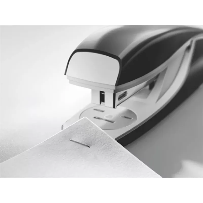 Leitz NeXXt klambrilööja 5504, 40 lehte metallist täisriba, punane, 24/8, metall, plast, 80 g/m², ülalt